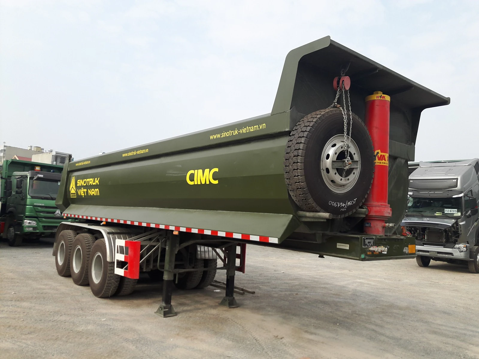 Mooc Ben CIMC Tự Đổ CIMC, Yunli – Giá Mới Nhất